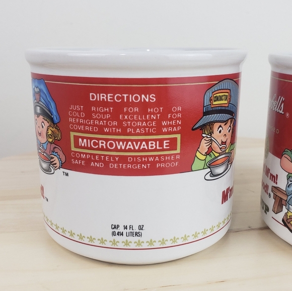 Set of 2 Vintage 1999 Campbells Soup Kids Mug Bowl ~Mm! Mm! Good! - Picture 8 of 14